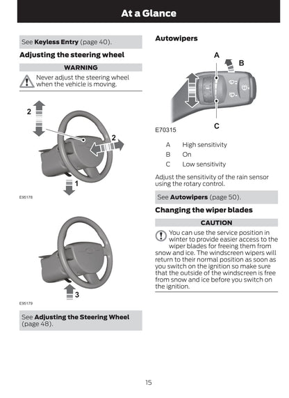 2011-2012 Ford Mondeo Bedienungsanleitung | Englisch