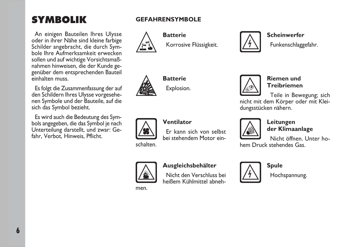 2007-2008 Fiat Ulysse Gebruikershandleiding | Duits