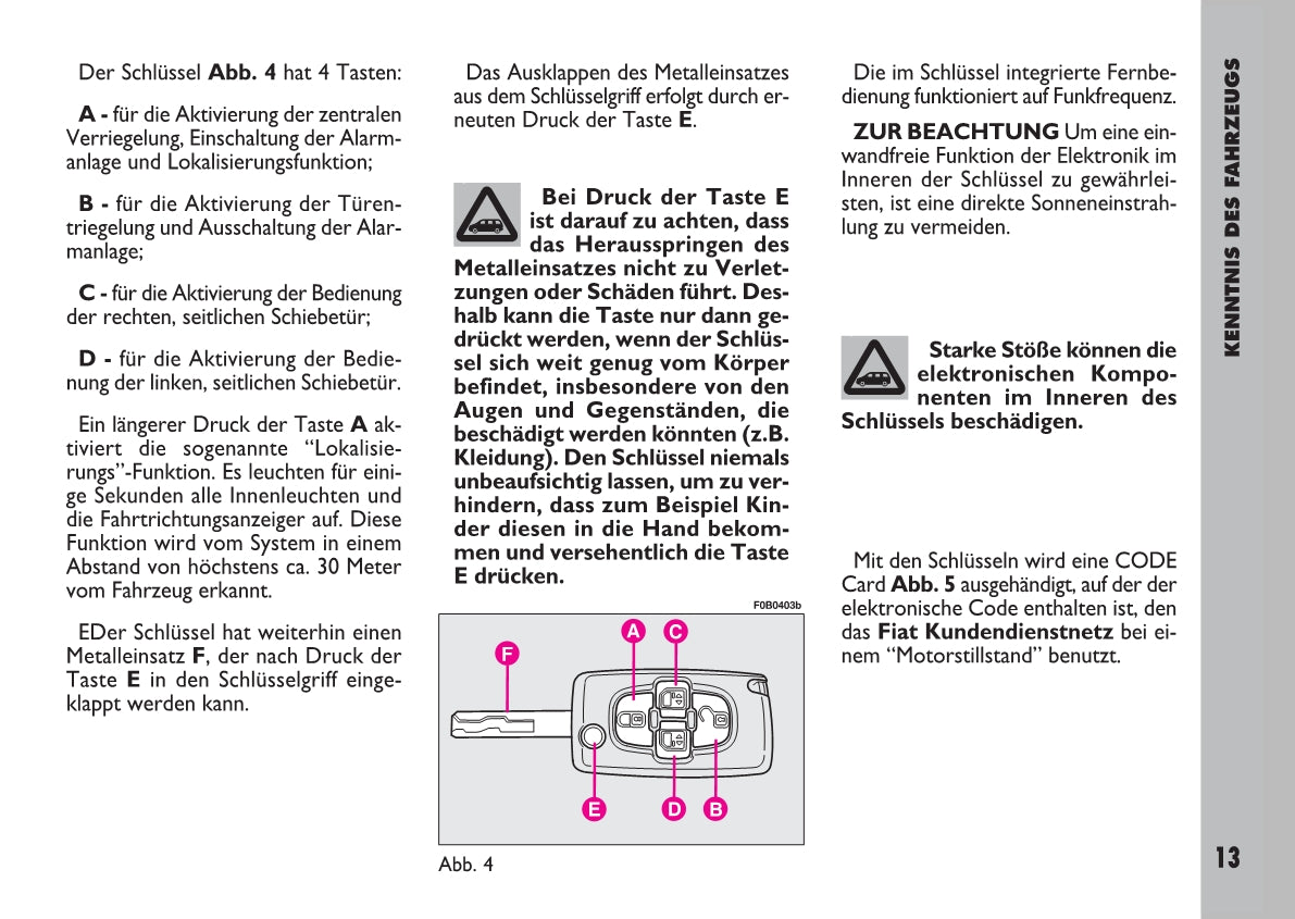 2007-2008 Fiat Ulysse Gebruikershandleiding | Duits