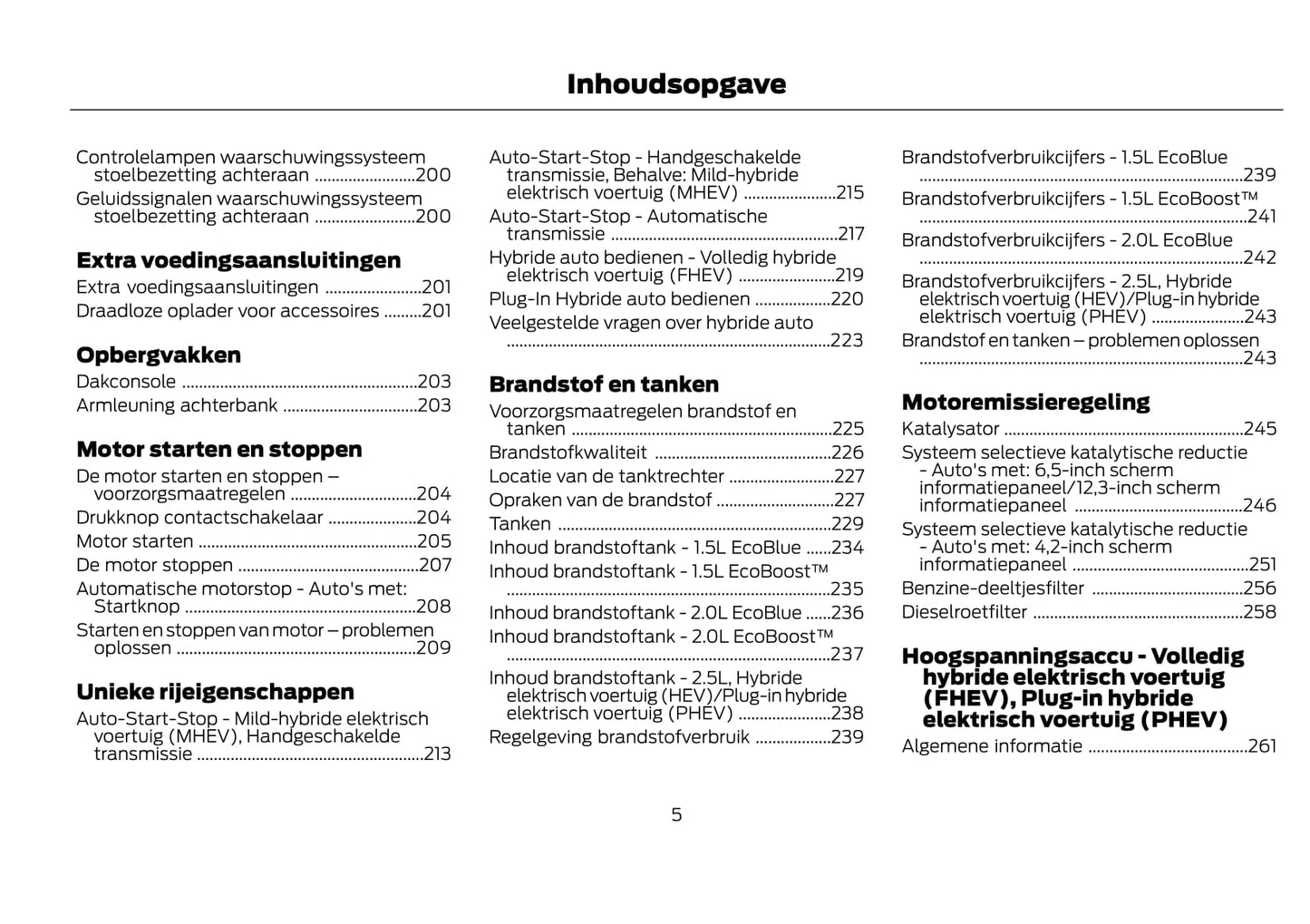 2021-2022 Ford Kuga Vignale Gebruikershandleiding | Nederlands