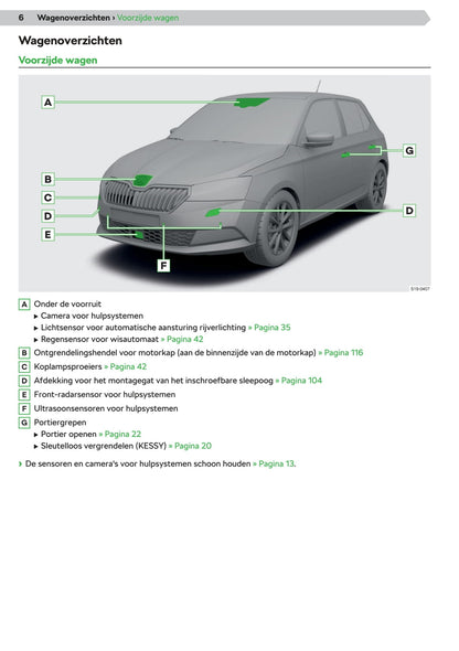 2018-2021 Skoda Fabia Manuel du propriétaire | Néerlandais