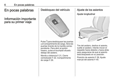 2018-2019 Opel Zafira/Zafira Tourer Manuel du propriétaire | Espagnol