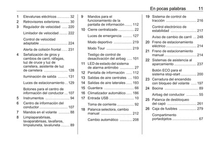 2018-2019 Opel Zafira/Zafira Tourer Manuel du propriétaire | Espagnol