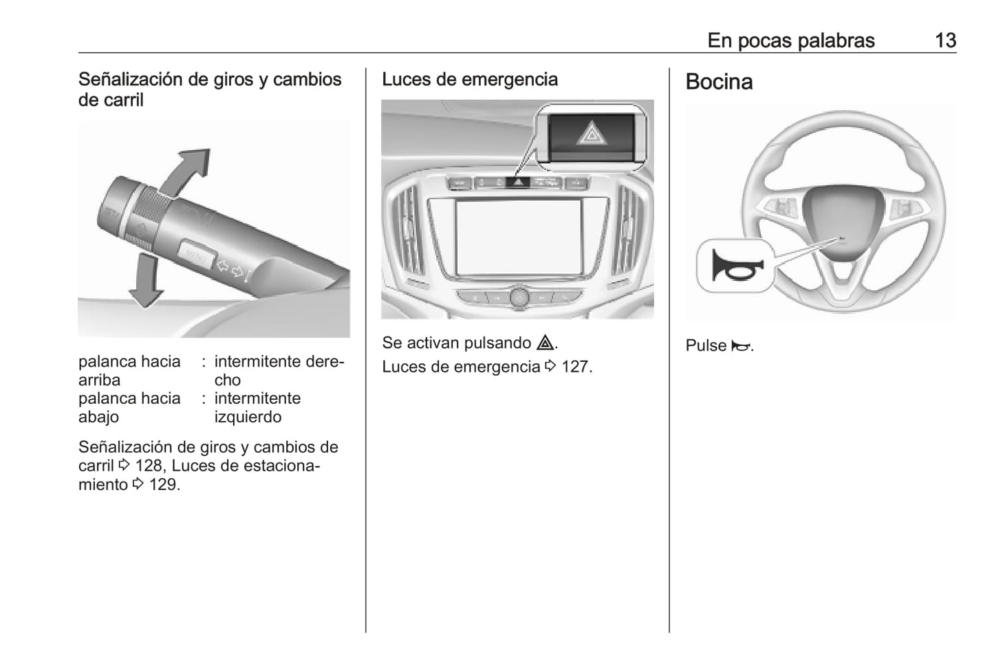 2018-2019 Opel Zafira/Zafira Tourer Manuel du propriétaire | Espagnol