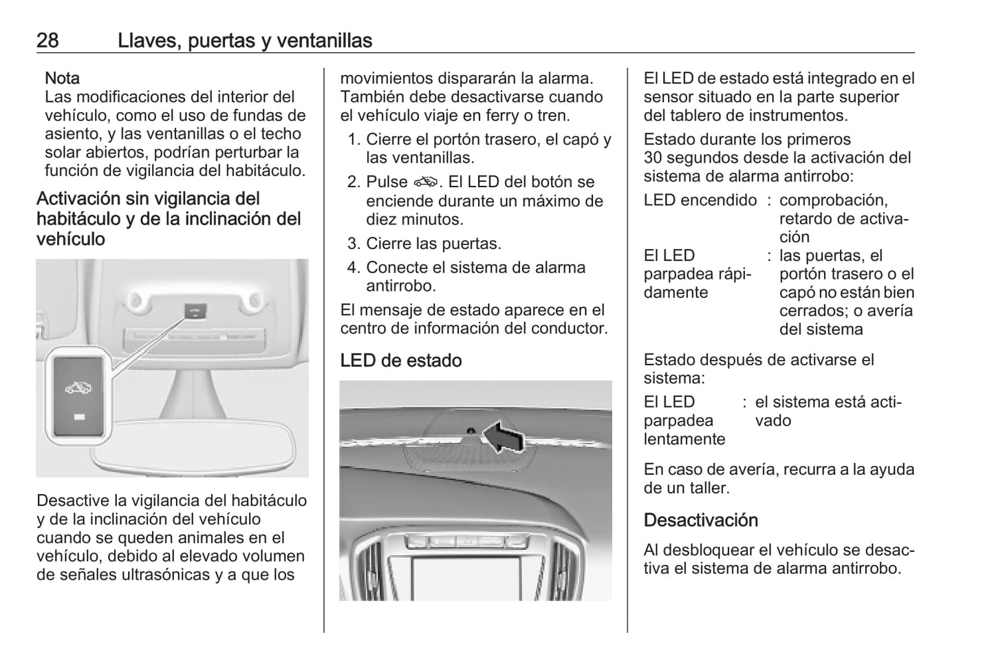 2018-2019 Opel Zafira/Zafira Tourer Manuel du propriétaire | Espagnol