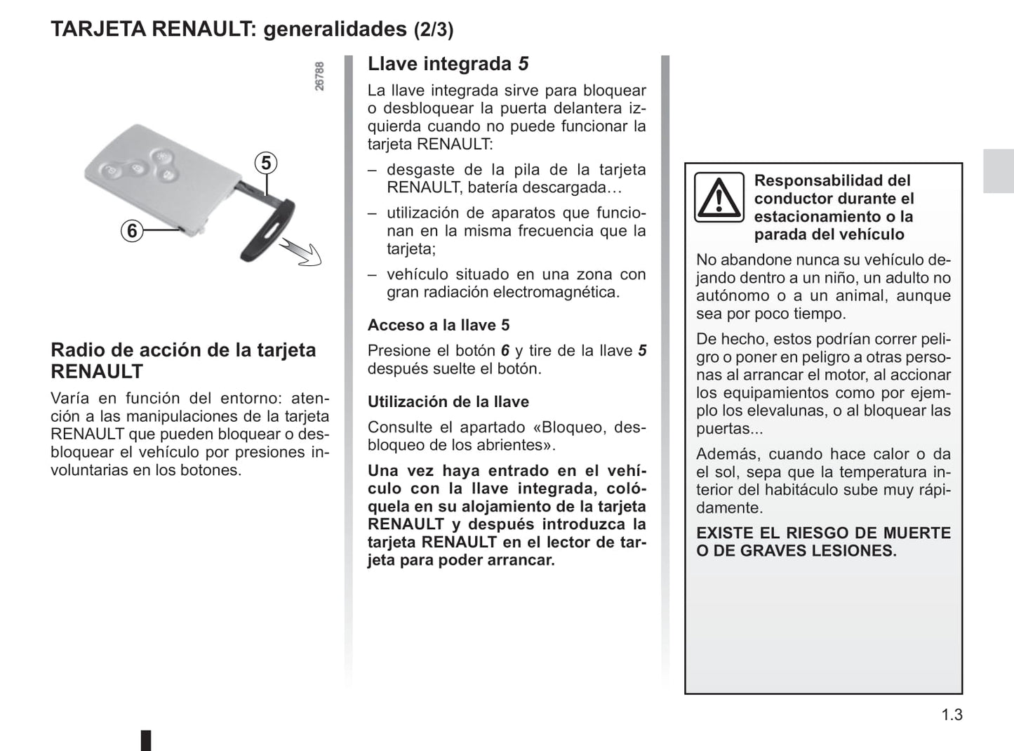 2013-2017 Renault Captur Manuel du propriétaire | Espagnol