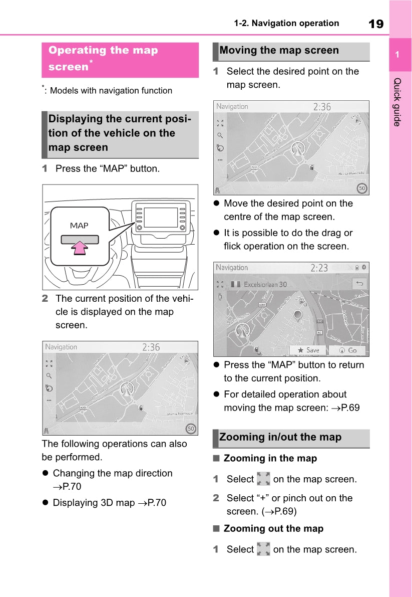 Toyota Yaris Cross Navigation / Multimedia Manual 2021 - 2023