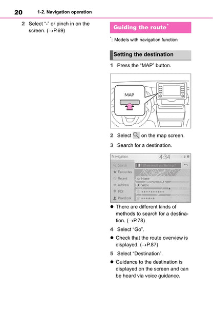 Toyota Yaris Cross Navigation / Multimedia Manual 2021 - 2023