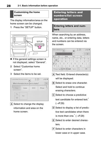 Toyota Yaris Cross Navigation / Multimedia Manual 2021 - 2023