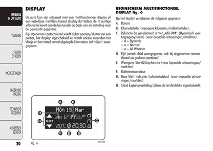 2010-2014 Alfa Romeo Giulietta Owner's Manual | Dutch