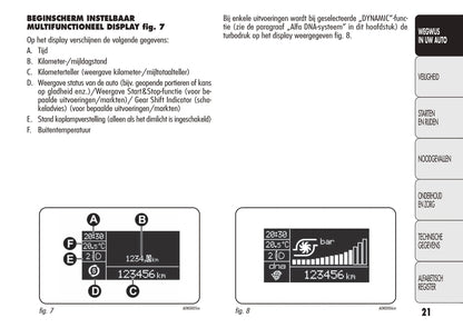 2010-2014 Alfa Romeo Giulietta Owner's Manual | Dutch