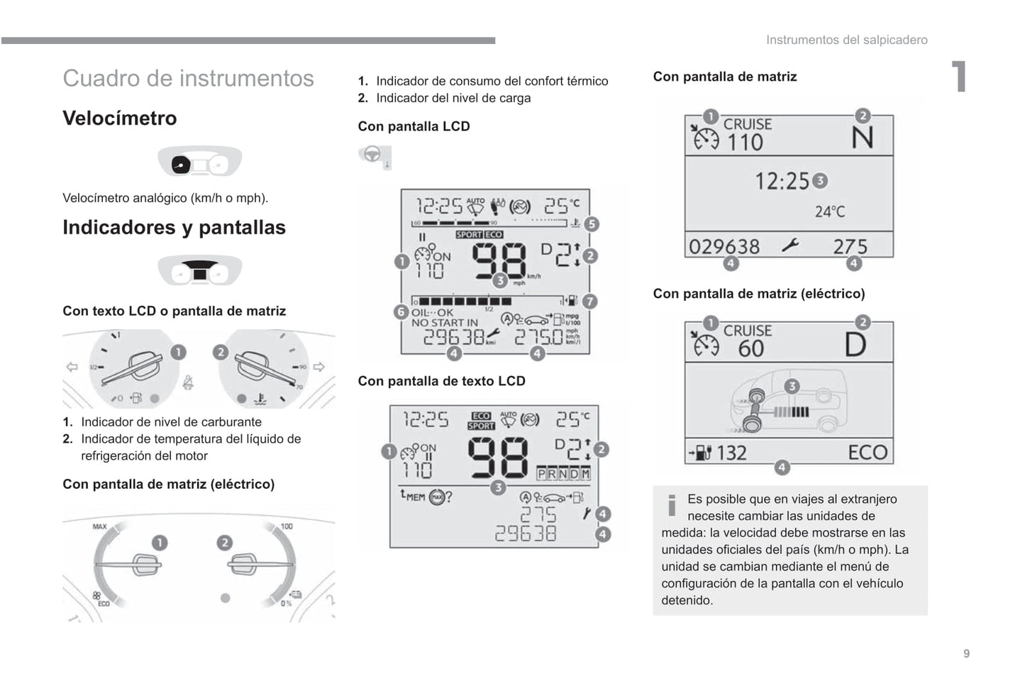 2022-2023 Fiat Scudo/Ulysse Owner's Manual | Spanish