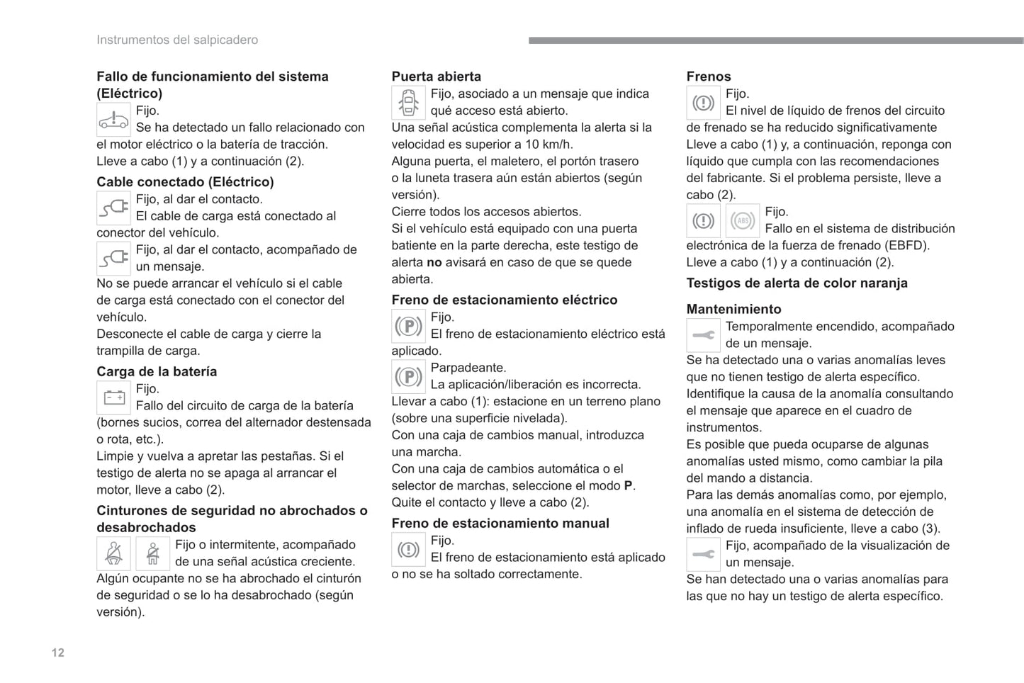 2022-2023 Fiat Scudo/Ulysse Owner's Manual | Spanish