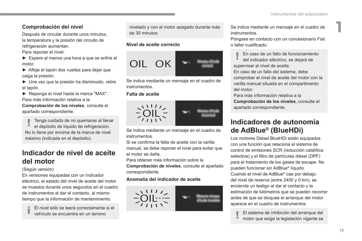 2022-2023 Fiat Scudo/Ulysse Owner's Manual | Spanish