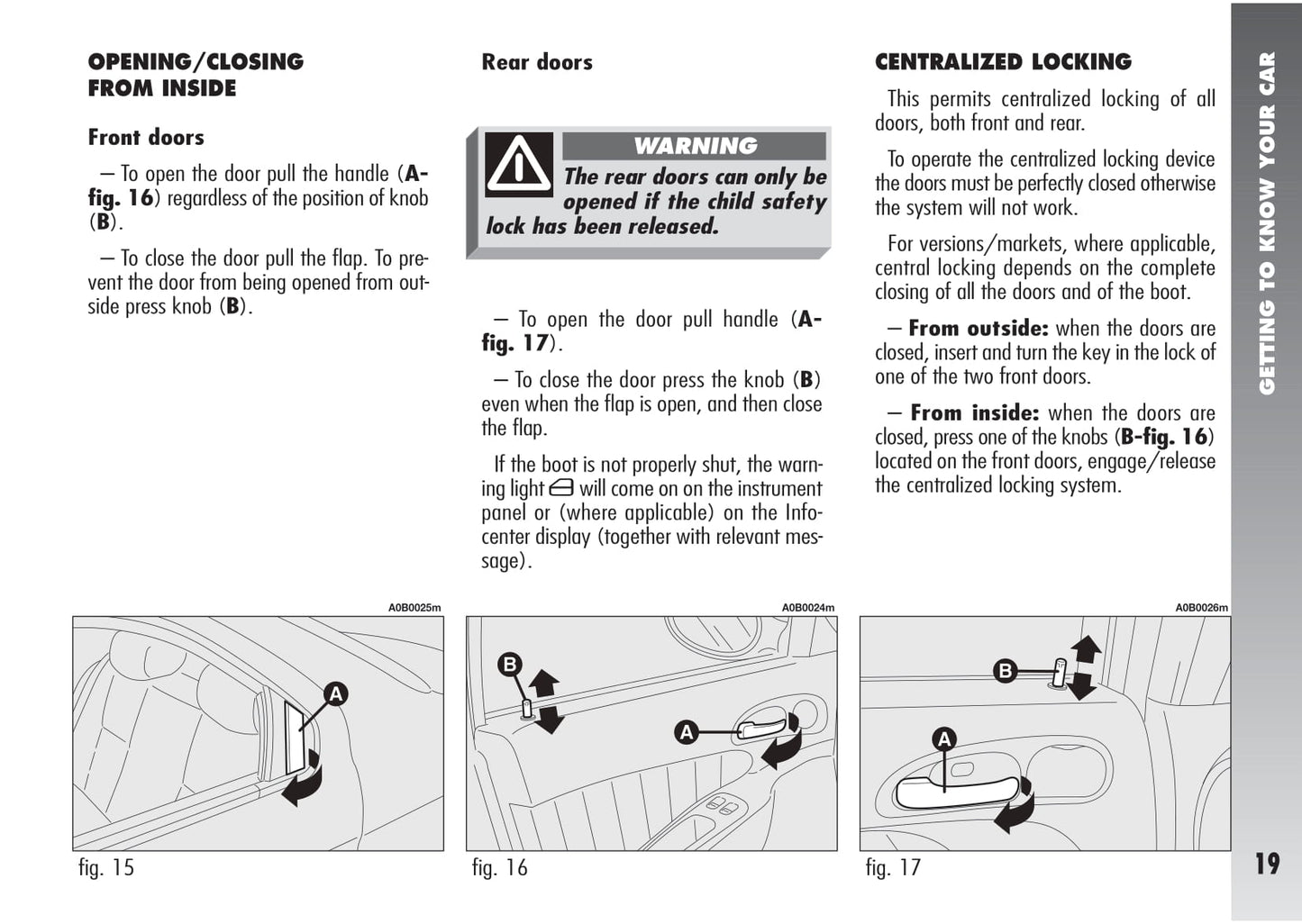 2003-2005 Alfa Romeo 156 Owner's Manual | English