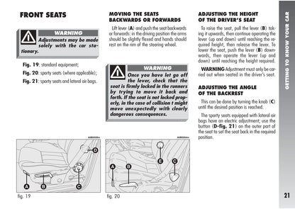 2003-2005 Alfa Romeo 156 Owner's Manual | English