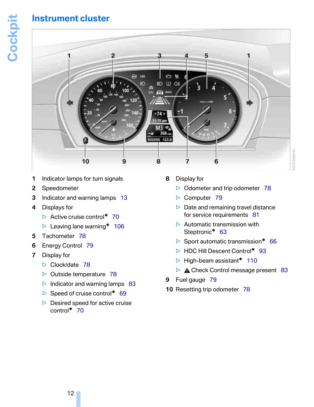 2008 BMW 5 Series Bedienungsanleitung | Englisch