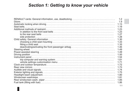 2015-2016 Renault Scénic Bedienungsanleitung | Englisch