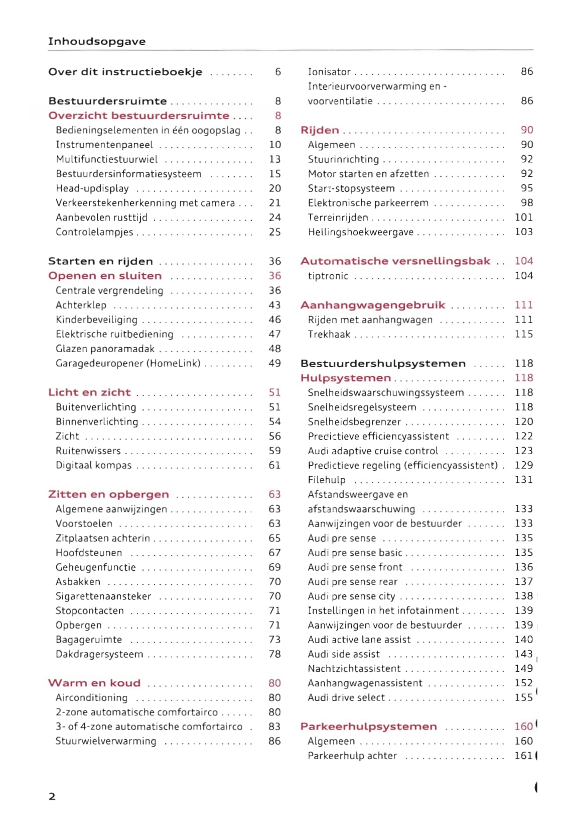 2015-2017 Audi Q7 Gebruikershandleiding | Nederlands