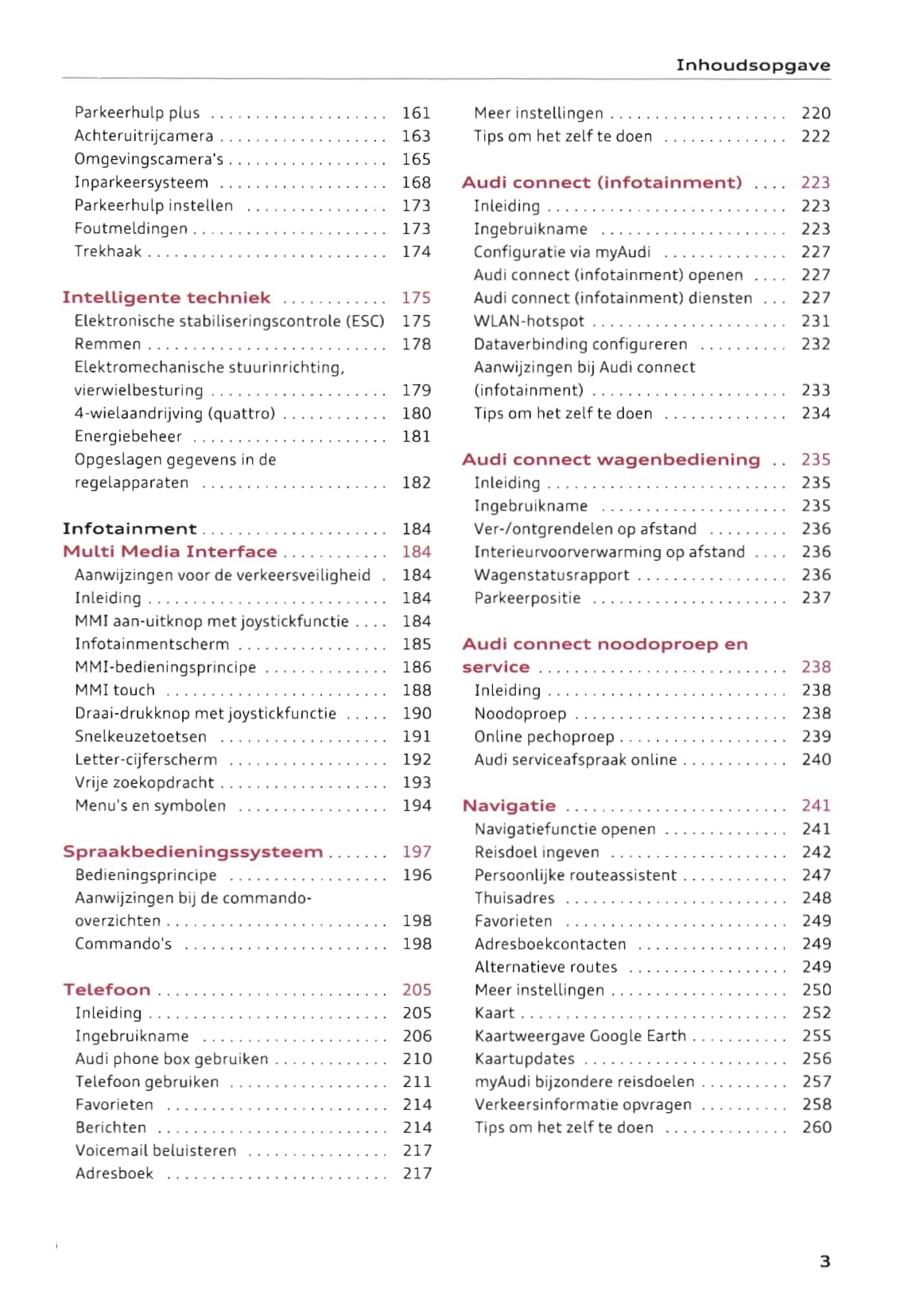 2015-2017 Audi Q7 Gebruikershandleiding | Nederlands