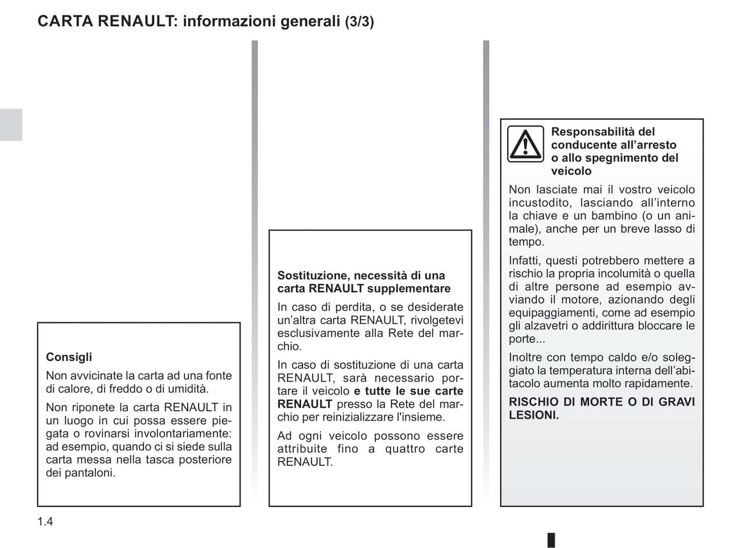 2016-2019 Renault Clio Manuel du propriétaire | Italien