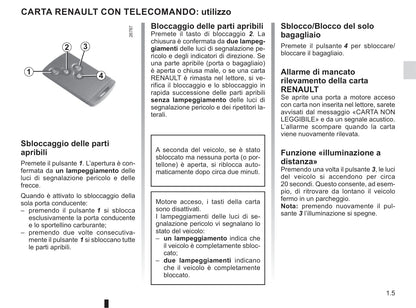 2016-2019 Renault Clio Manuel du propriétaire | Italien