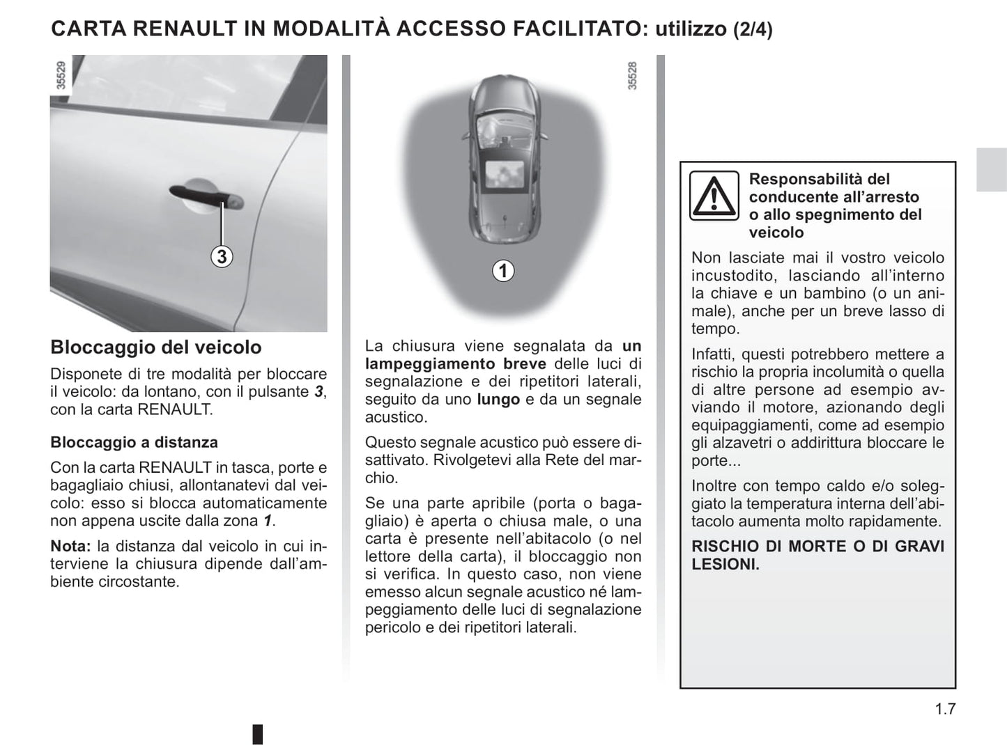 2016-2019 Renault Clio Manuel du propriétaire | Italien