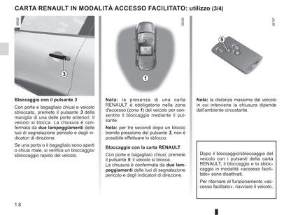 2016-2019 Renault Clio Manuel du propriétaire | Italien