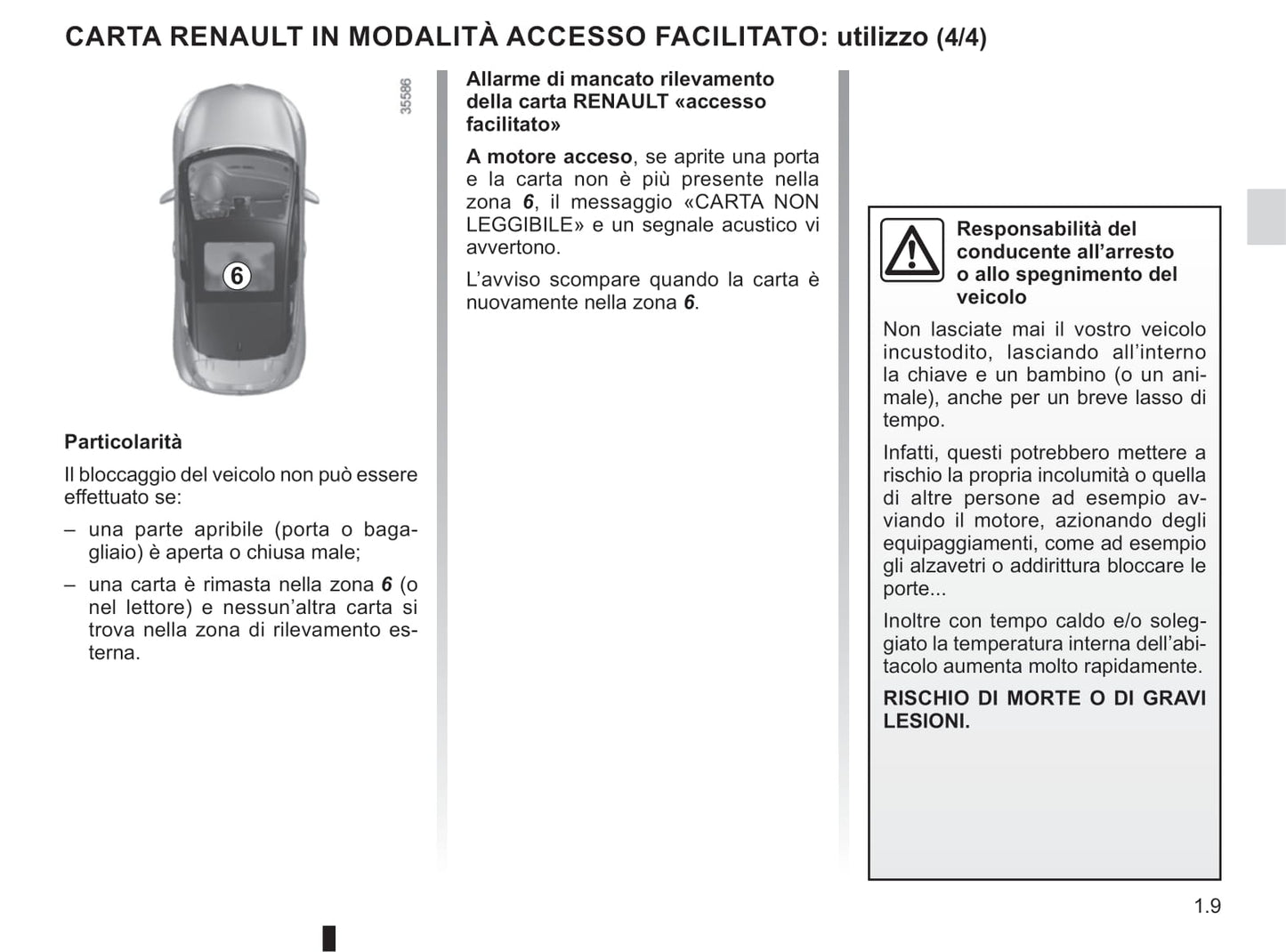 2016-2019 Renault Clio Manuel du propriétaire | Italien