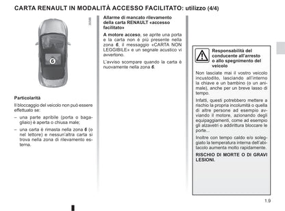 2016-2019 Renault Clio Manuel du propriétaire | Italien