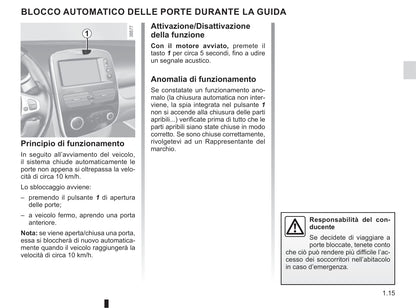 2016-2019 Renault Clio Manuel du propriétaire | Italien