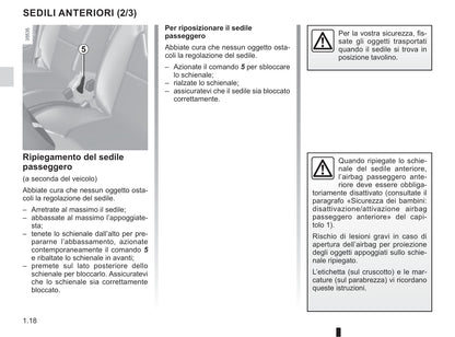 2016-2019 Renault Clio Manuel du propriétaire | Italien