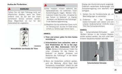 2019-2020 Jeep Wangler Bedienungsanleitung | Deutsch