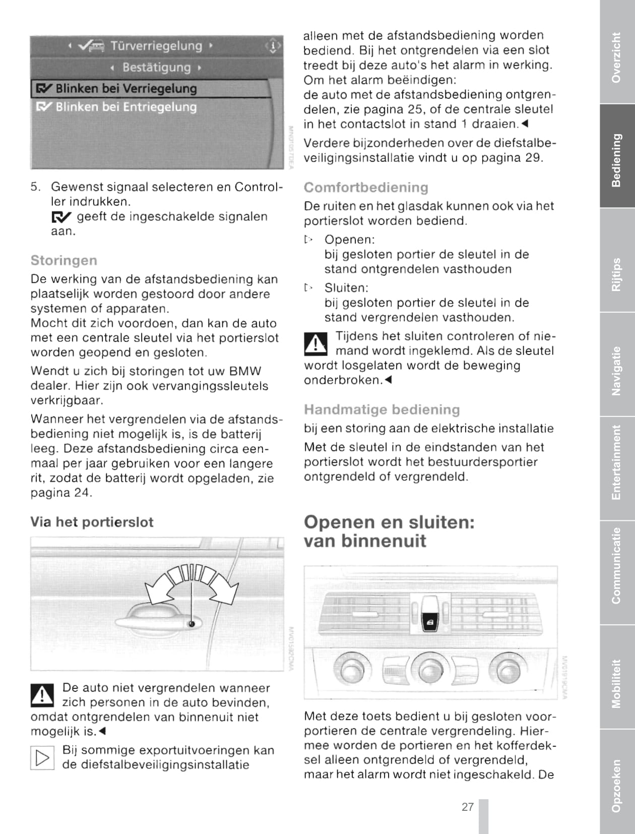 2003-2004 BMW 5 Series Gebruikershandleiding | Nederlands