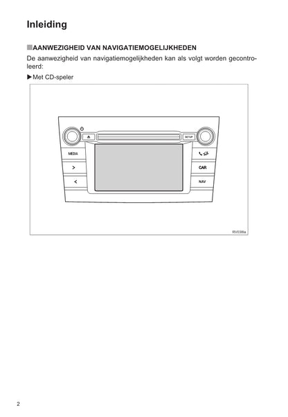 Toyota RAV4/H Handleiding Navigatie- en Multimediasysteem 2015