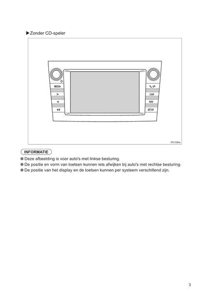 Toyota RAV4/H Handleiding Navigatie- en Multimediasysteem 2015