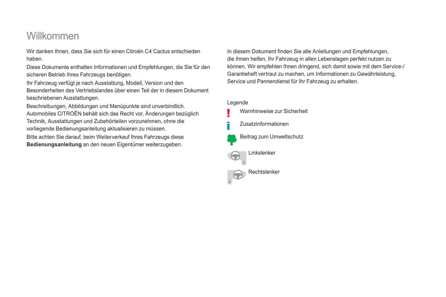 2018-2019 Citroën C4 Cactus Gebruikershandleiding | Duits