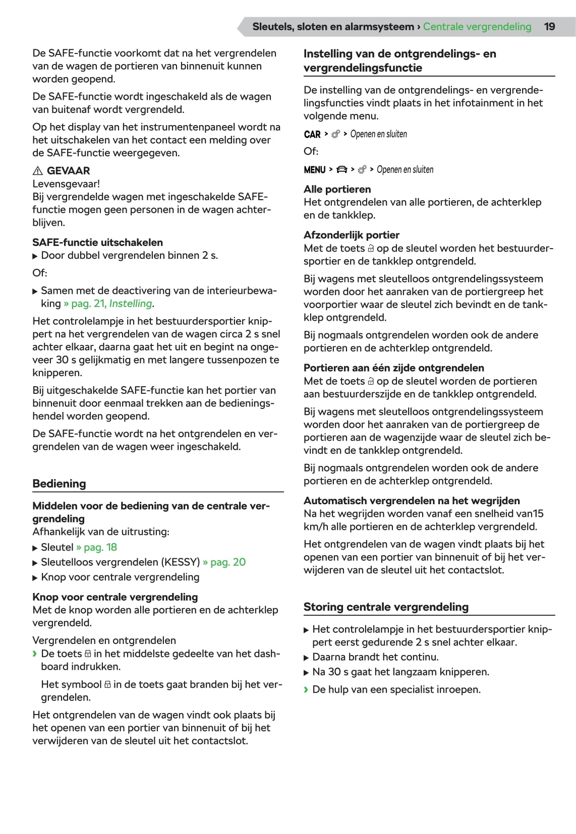 2019-2021 Skoda Scala Gebruikershandleiding | Nederlands