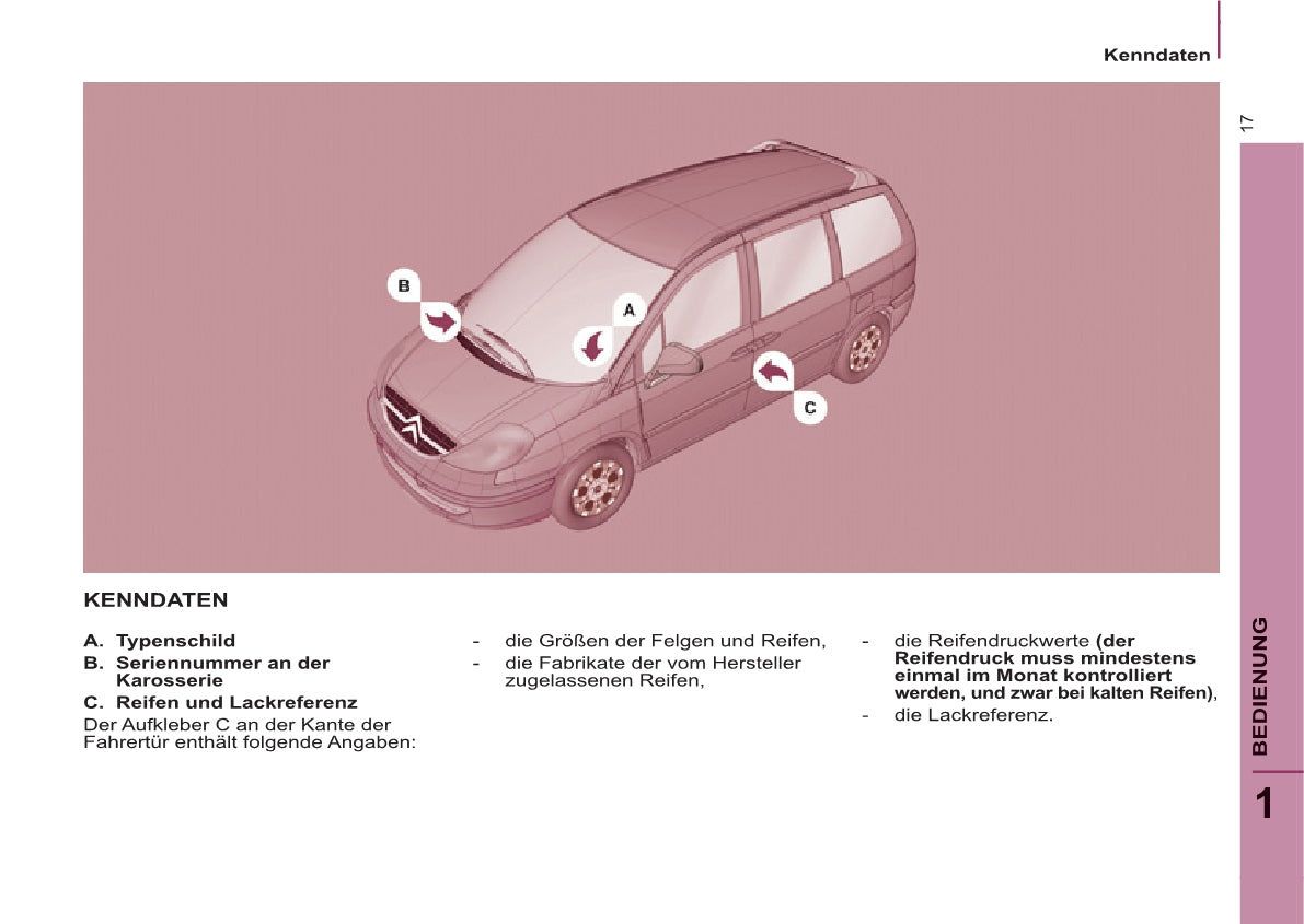 2013-2014 Citroën C8 Gebruikershandleiding | Duits