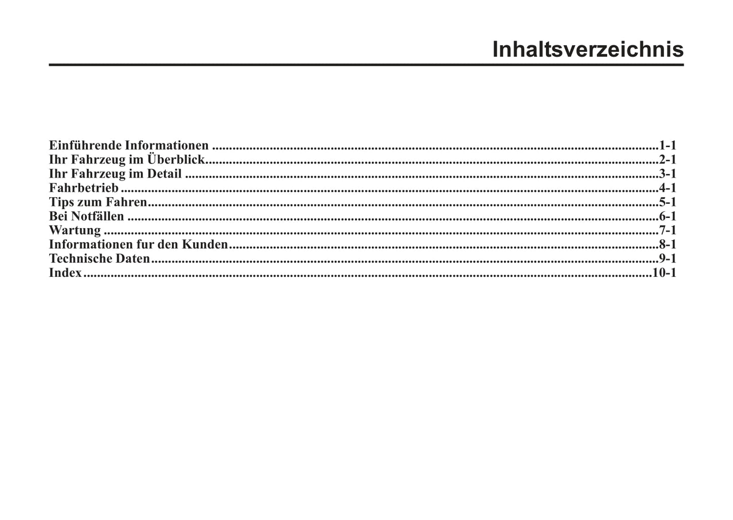 2004-2005 Kia Rio Owner's Manual | German