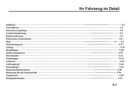 2004-2005 Kia Rio Owner's Manual | German