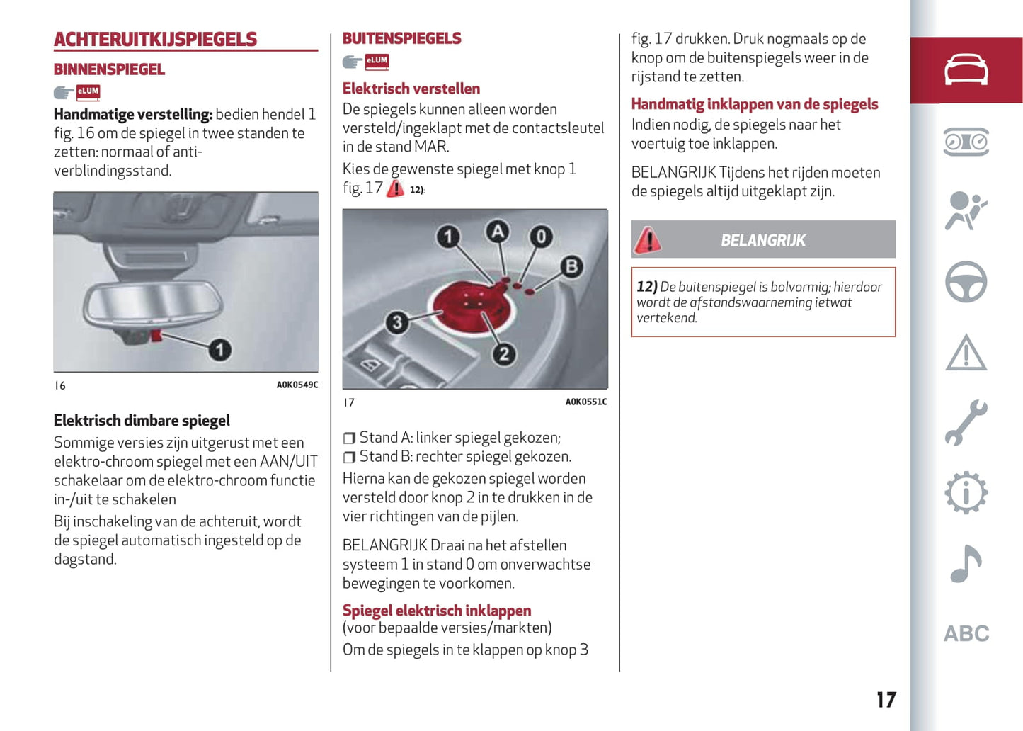 2016-2023 Alfa Romeo Giulietta Gebruikershandleiding | Nederlands