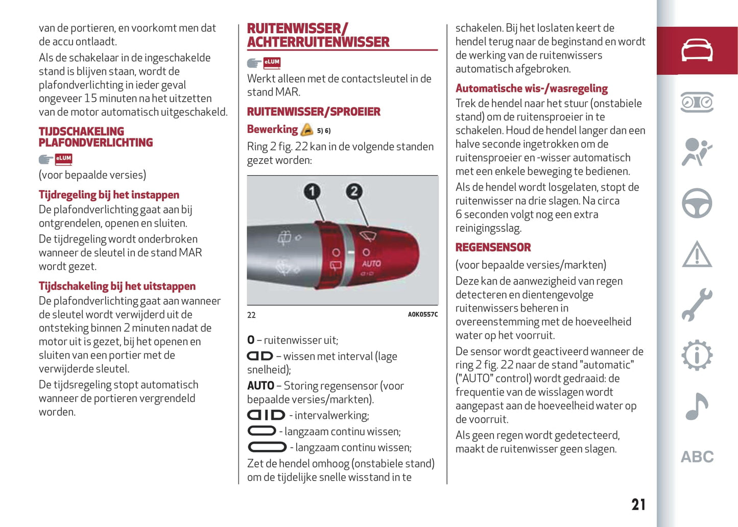 2016-2023 Alfa Romeo Giulietta Gebruikershandleiding | Nederlands