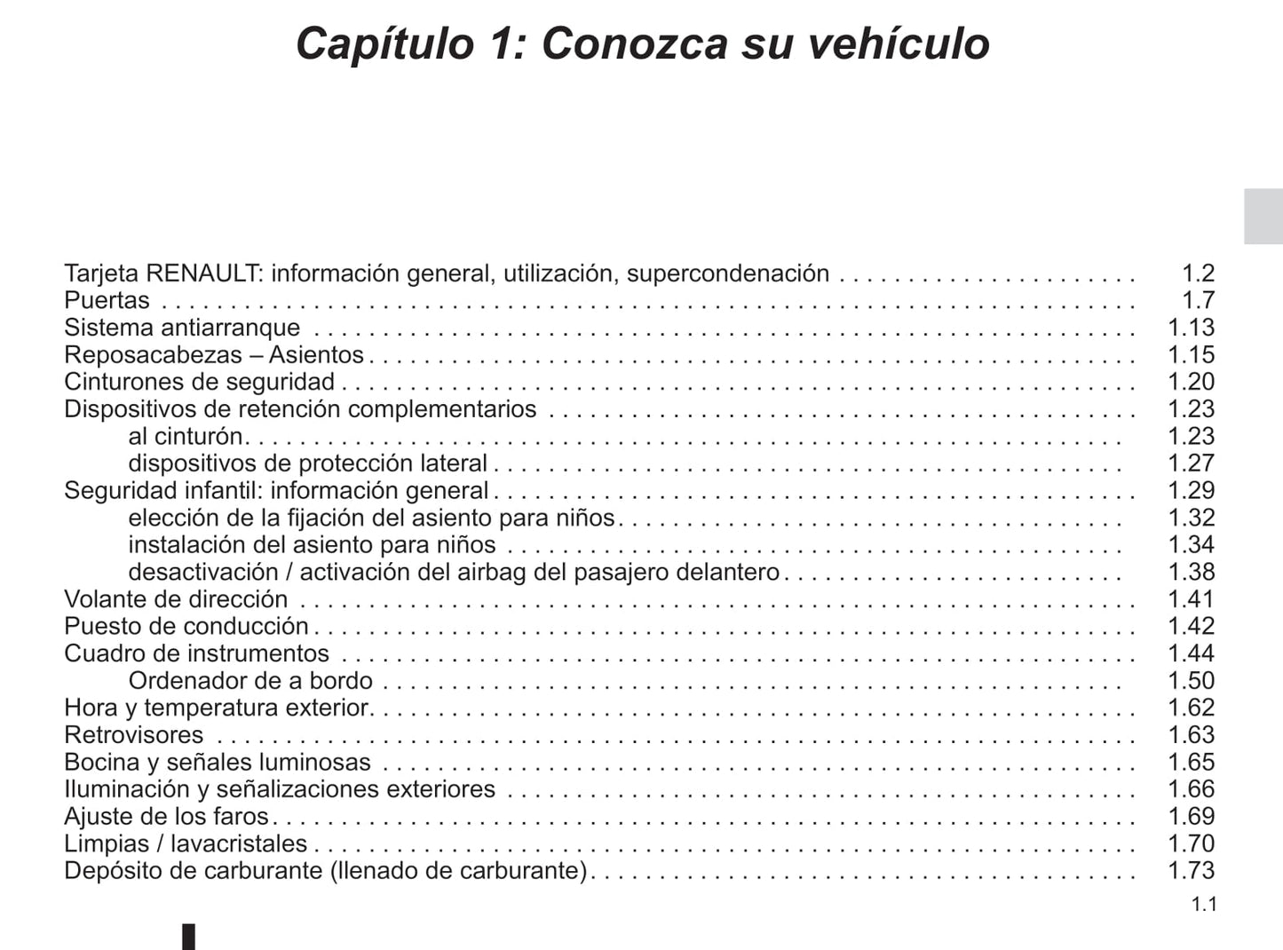 2012-2015 Renault Espace Manuel du propriétaire | Espagnol