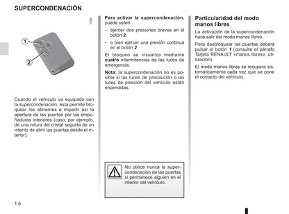 2012-2015 Renault Espace Manuel du propriétaire | Espagnol