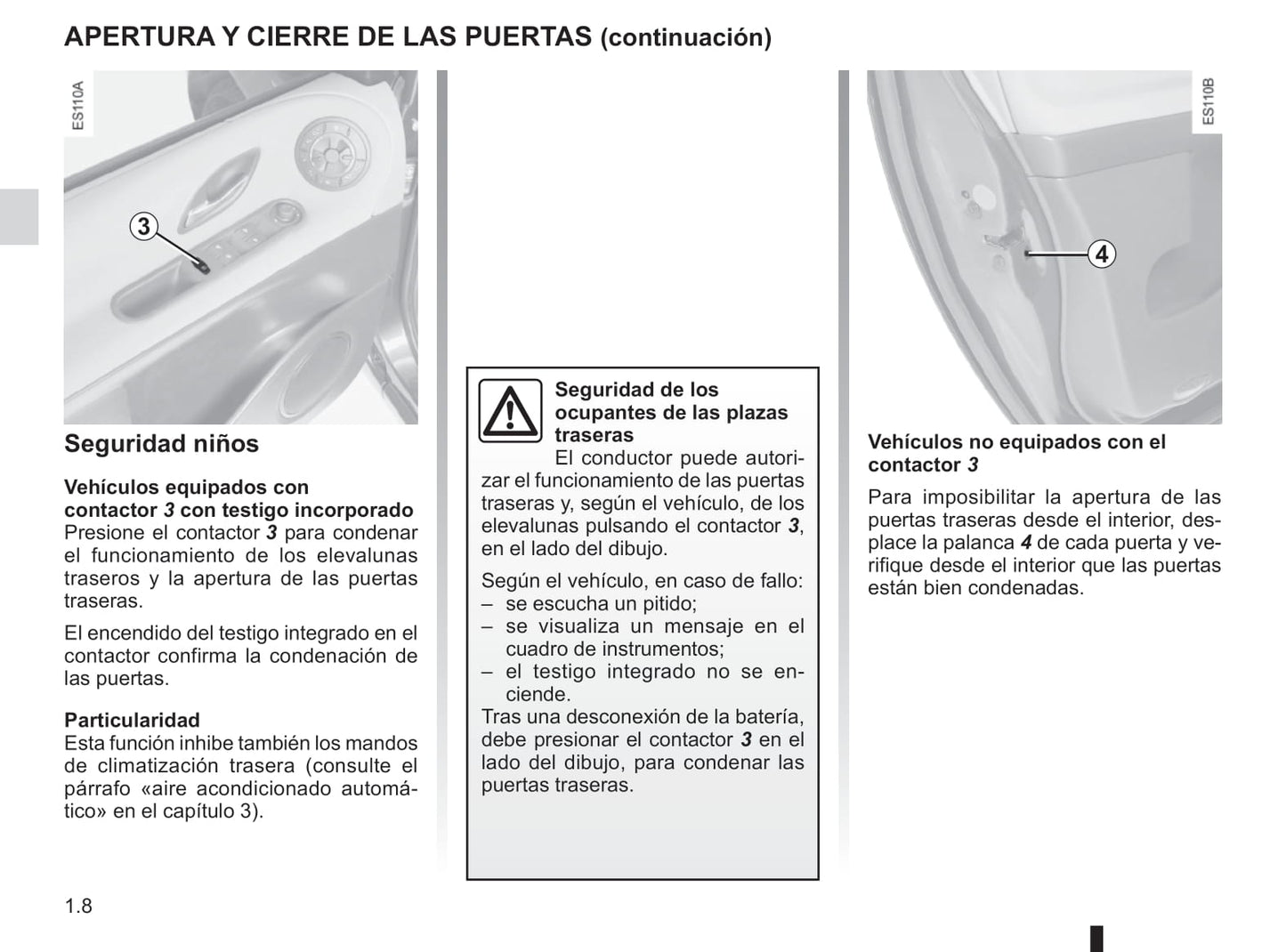 2012-2015 Renault Espace Manuel du propriétaire | Espagnol