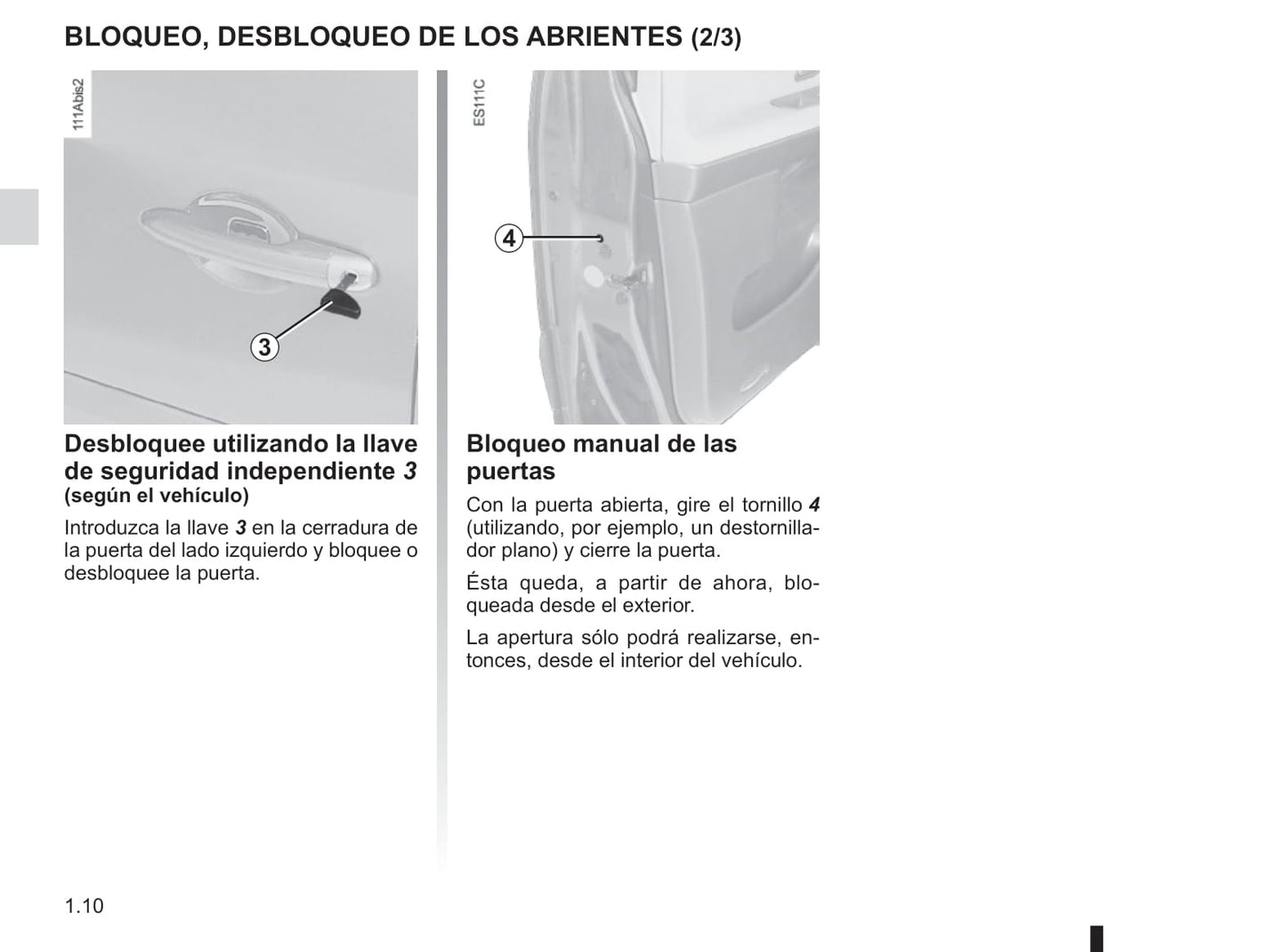 2012-2015 Renault Espace Manuel du propriétaire | Espagnol