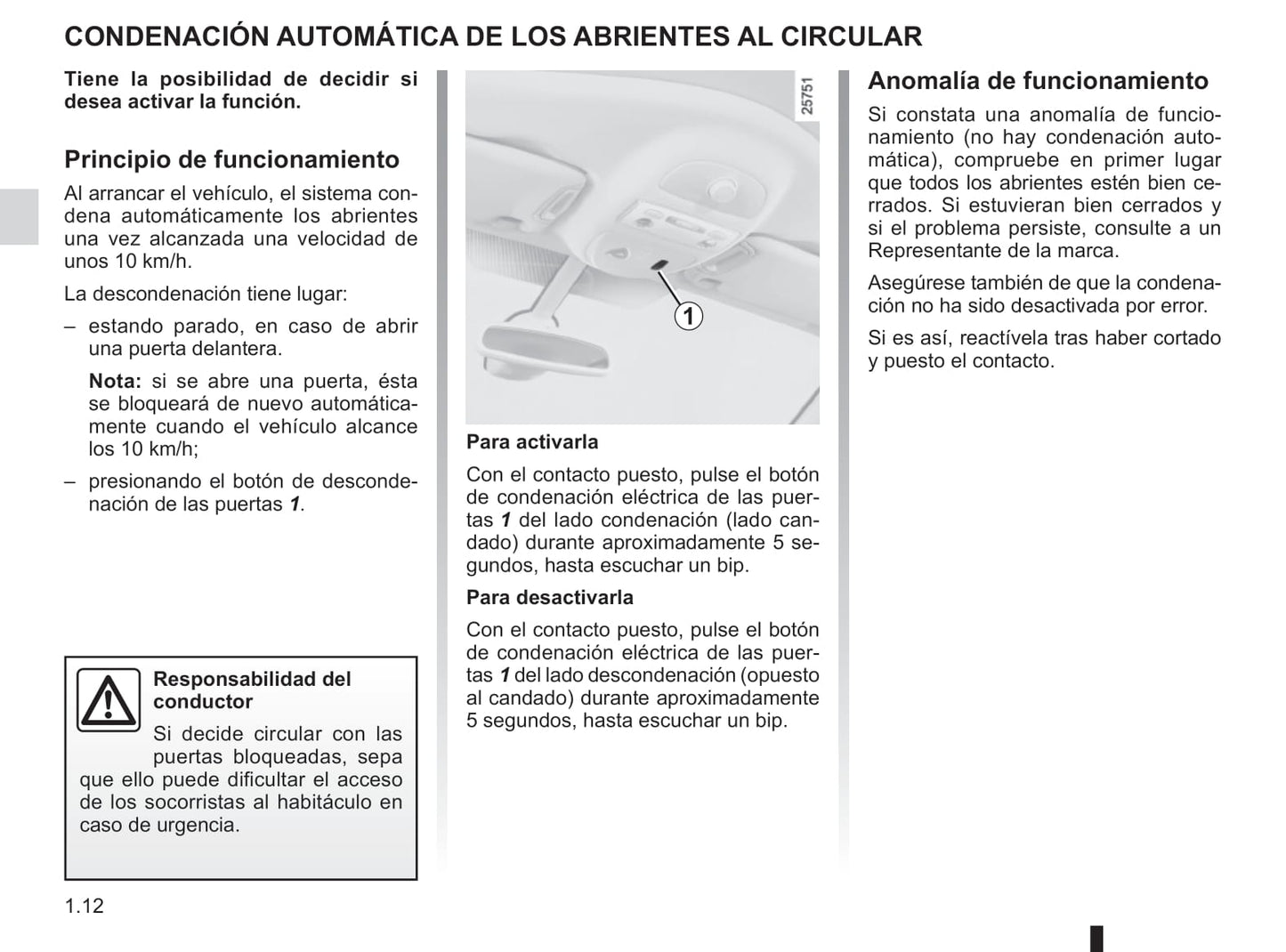 2012-2015 Renault Espace Manuel du propriétaire | Espagnol