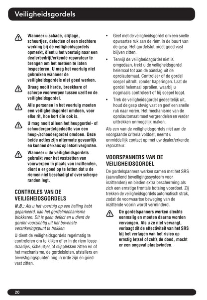 2012-2014 Land Rover Freelander 2 Bedienungsanleitung | Niederländisch