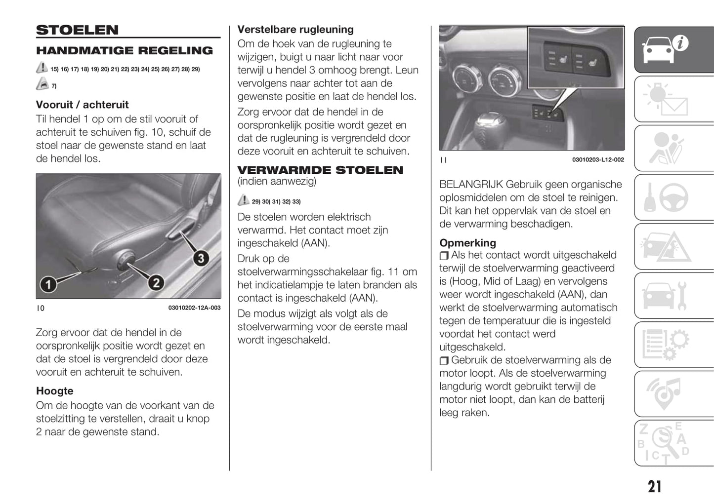 2018-2019 Fiat 124 Spider Gebruikershandleiding | Nederlands